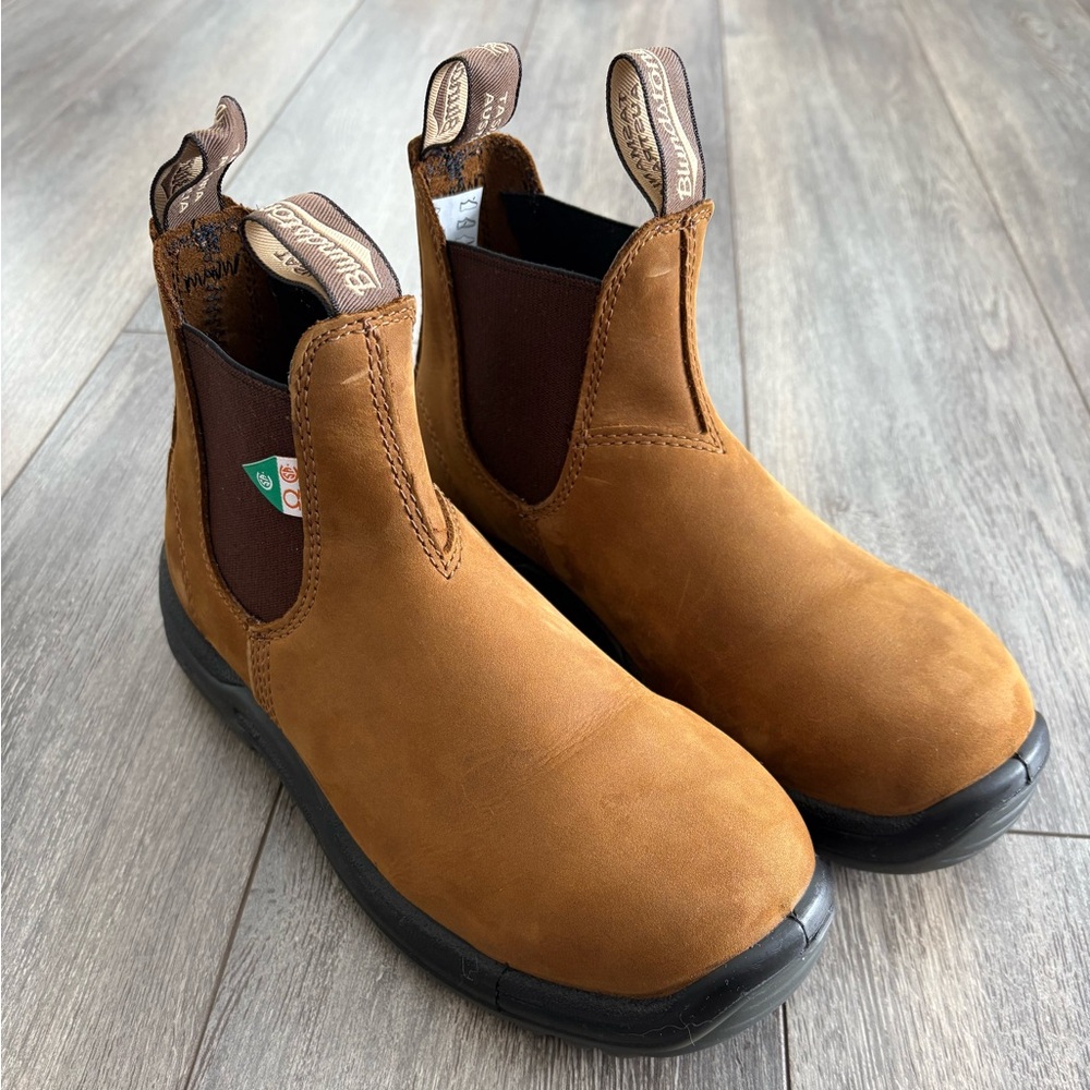 Blundstone Brown Chelsea Work Boots